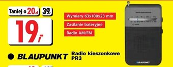 Media Expert Blaupunkt Radio kieszonkowe PR3 oferta