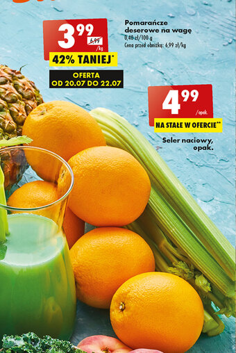 Biedronka Pomarańcze deserowe na wagę 1 kg oferta