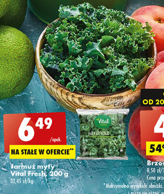 Biedronka Jarmuż myty Vital Fresh, 200 g oferta