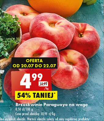 Biedronka Brzoskwinie Paraguayo na wagę 1 kg oferta