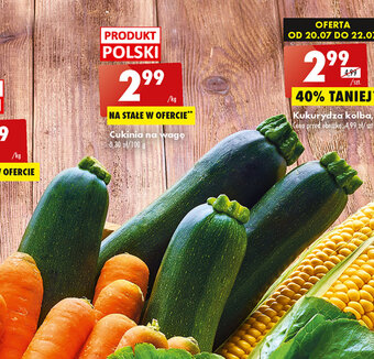 Biedronka Cukinia na wagę 1 kg oferta