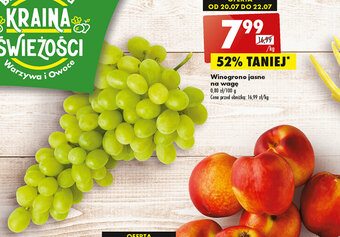 Biedronka Winogrono jasne na wagę 1 kg oferta