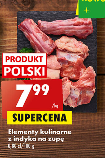 Biedronka Elementy kulinarne z indyka na zupę 1 kg oferta