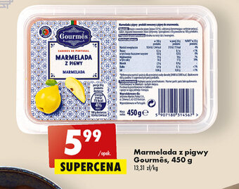 Biedronka Marmelada z pigwy Gourmês, 450 g oferta