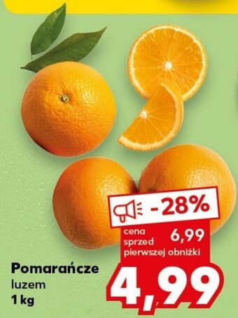 Kaufland Pomarańcze 1 kg oferta