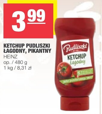 Spar Ketchup Pudliszki 480g oferta