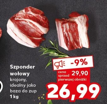Kaufland Szponder wołowy 1 kg oferta