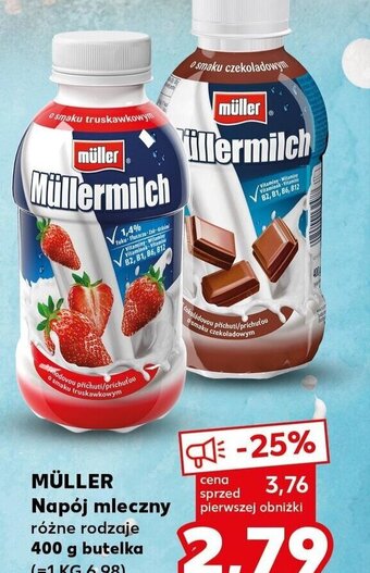 Kaufland MÜLLER Napój mleczny 400 g oferta