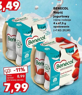 Kaufland BENECOL Napój jogurtowy 4 x 67,5 g oferta