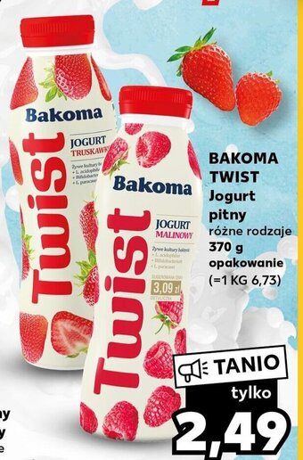 Kaufland BAKOMA TWIST Jogurt pitny 370 g oferta
