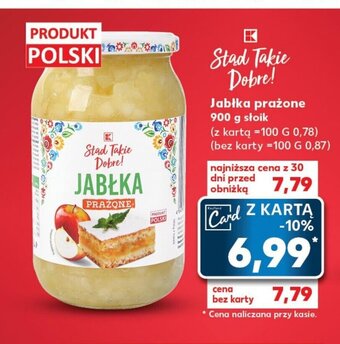 Kaufland Jabłka prażone 900 g oferta
