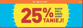 ALDI BASEN GRILL OGRÓD SPORT oferta