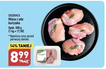 ALDI DROBIMEX Mięso z uda kurczaka Opak. 500 g oferta