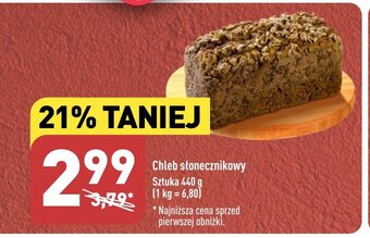 ALDI Chleb słonecznikowy Sztuka 440 g oferta