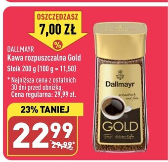 ALDI DALLMAYR Kawa rozpuszczalna Gold 200g oferta