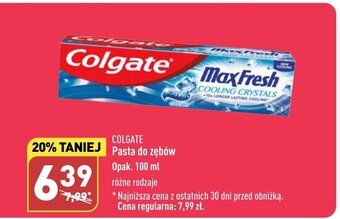 ALDI COLGATE Pasta do zębów 100ml oferta
