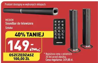 ALDI MEDION Soundbar do telewizora Sztuka oferta