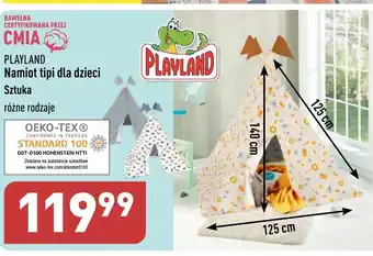 ALDI PLAYLAND Namiot tipi dla dzieci oferta