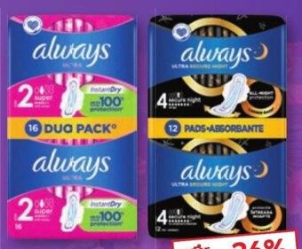 Kaufland Podpaski always oferta