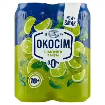 E.Leclerc Okocim piwo bezalkoholowe z lemoniadą limonka z miętą 4 x 500 ml oferta