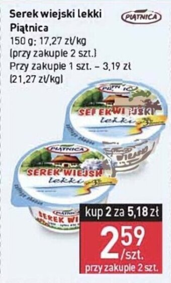 Stokrotka Serek wiejski lekki Piątnica 150g oferta