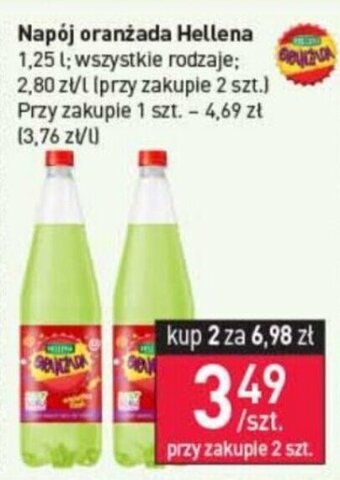 Stokrotka Napój oranżada Hellena 1,25l oferta
