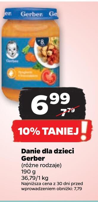 Netto Danie dla dzieci gerber oferta