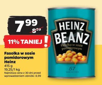 Netto Fasolka w sosie pomidorowym heinz oferta