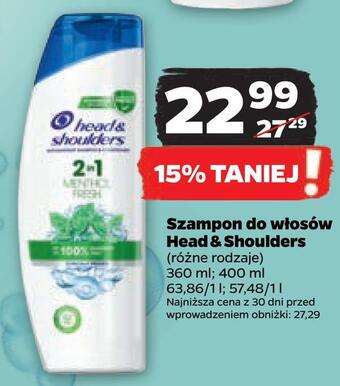 Netto Szampon do włosów head & shoulders oferta
