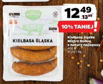 Netto Kiełbasa śląska mistrz rohus z natury najlepszy oferta