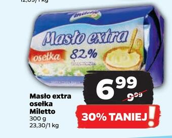 Netto Masło extra osełka miletto oferta