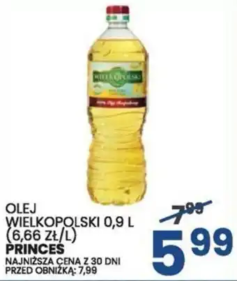 Wafelek PRINCES OLEJ WIELKOPOLSKI 0,9 L oferta