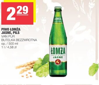 Spar Piwo Łomża Jasne, Pils 500ml oferta