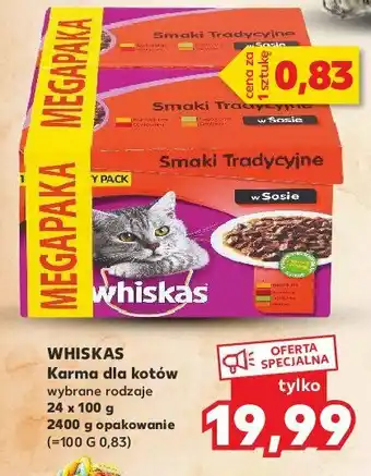 Kaufland Karma dla kota smaki tradycyjne z warzywami w sosie 1 OPAK 24 SZT 100 G oferta