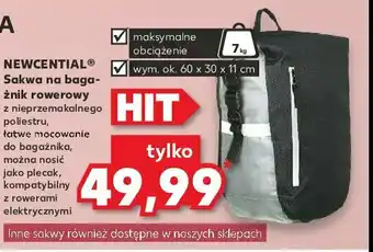 Kaufland Sakwa na bagażnik 60 x 30 x 11 cm 1 SZT oferta