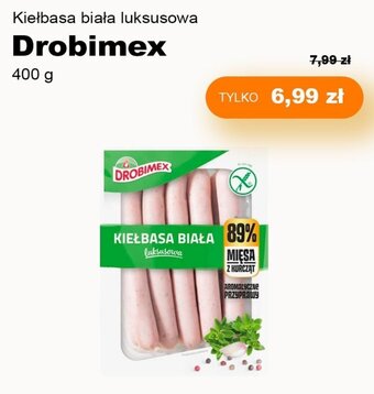 Auchan Kiełbasa biała luksusowa Drobimex 400g oferta