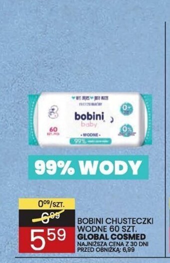 Wafelek BOBINI CHUSTECZKI WODNE 60 SZT. oferta