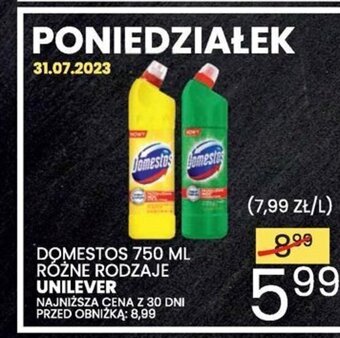 Wafelek DOMESTOS 750 ML oferta