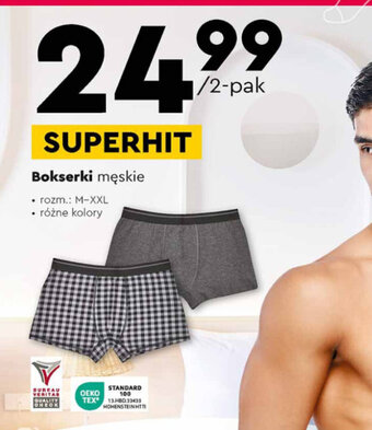 Biedronka Bokserki męskie 2-pak oferta