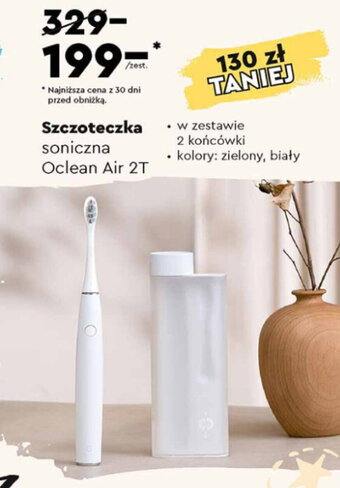 Biedronka Szczoteczka soniczna Oclean Air 2T oferta
