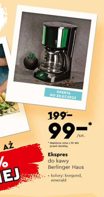 Biedronka Ekspres do kawy Berlinger Haus oferta