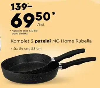 Biedronka Komplet 2 patelni MG Home Rubella oferta