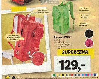 Lidl Plecak LEGO® oferta