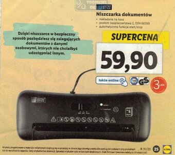 Niszczarka dokumentów