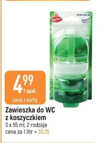 E.Leclerc Zawieszka do WC z koszyczkiem 3 x 55 ml oferta