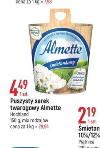 E.Leclerc Puszysty serek twarogowy Almette 150 g oferta