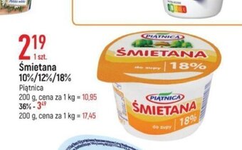 E.Leclerc Śmietana 10%/12%/18% 200 g oferta