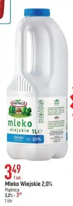 E.Leclerc Mleko Wiejskie 2,0% 1 l oferta