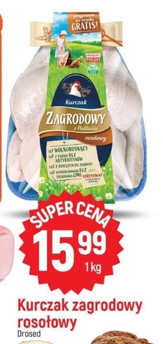 E.Leclerc Kurczak zagrodowy rosołowy 1 kg oferta