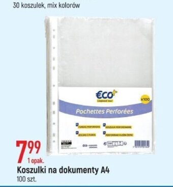 E.Leclerc Koszulki na dokumenty A4 100 szt. oferta